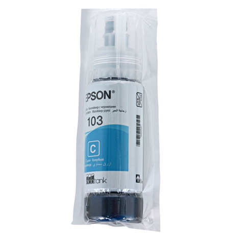 Изображение товара Контейнер Epson C13T00S24A для цветной печати голубой цвет