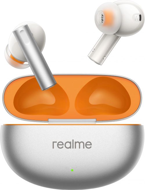 

Гарнитура беспроводная Realme Buds Air 6 631209000121 внутриканальная серебристая bluetooth в ушной раковине, Buds Air 6