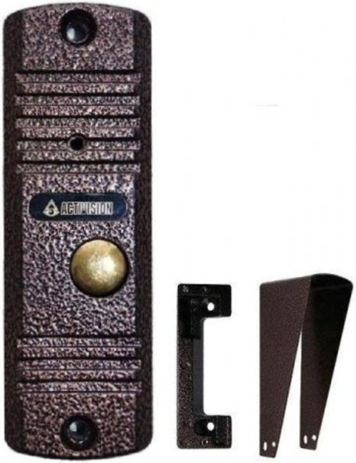 

Вызывная панель Activision AVC-305M (PAL) медь видео, накладная, 4х проводная, с ИК подветкой до 0,6м, матрица 1/3" козырек и кронштейн в комплекте, а, AVC-305M (PAL) медь