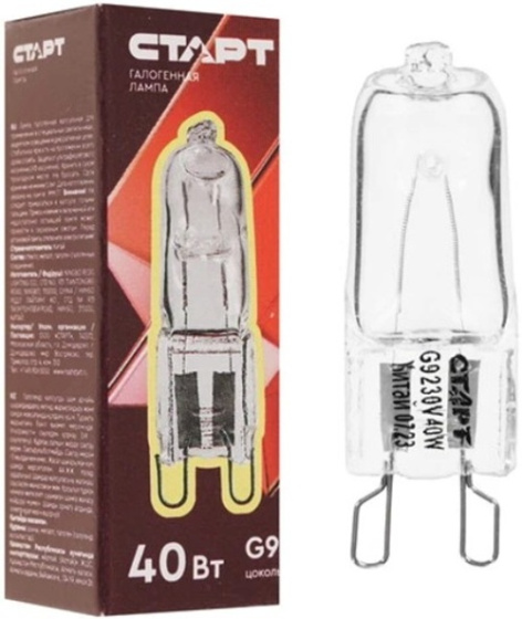 Изображение товара Лампа галогенная Старт G9