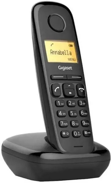Телефон DECT Gigaset L36852-H2812-A601 A270 DUO RUS ЧЕРНЫЙ (ТРУБ. В КОМПЛ.:2ШТ) АОН