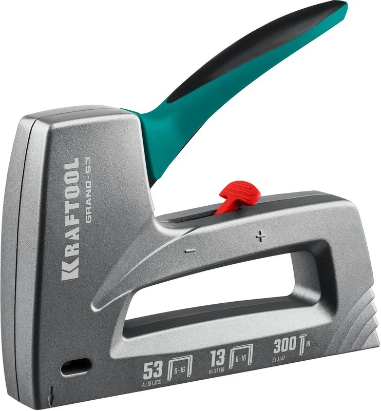 

Степлер Kraftool Grand-53 3193 Kraftool алюминиевый тип 53, 13, 300, Grand-53