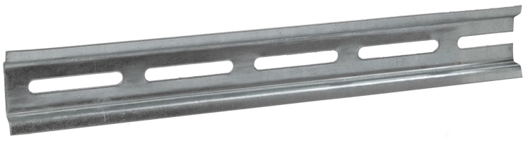 

DIN-рейка IEK YDN10-0100 дл.1000мм шир.35мм выс.7.5мм серый (1шт), YDN10-0100