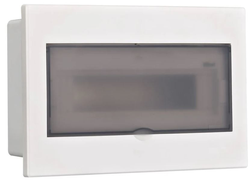 

Щит распределительный навесной DEKraft 31063DEK прозрачная дверь 1 ряд 13 мод. IP41 ЩРН-П, 31063DEK