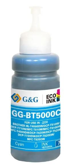 

Чернила G&G GG-BT5000C ДЛЯ BROTHER HL-T4000DW, DCP-T510W, DCP-T710W, MFC-T810W, MFC-T910DW, MFC-T4500DW, DCP-T420W, DCP-T520W, DCP-T720DW, DCP-T820DW,, GG-BT5000C