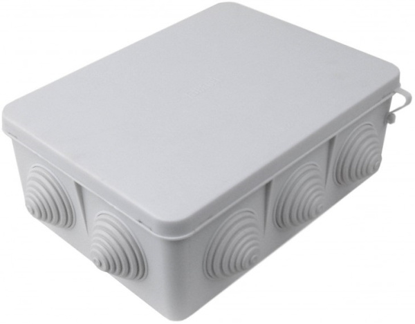 Изображение товара Распределительная коробка HEGEL КР2607 для открытого монтажа 190x140x70 мм