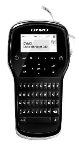 

Принтер термотрансферный Dymo Label Manager 280 S0968920 ленты 6, 9, 12 мм, клавиатура - латиница, кириллица через подключение к PC, зарядное устройст, Label Manager 280