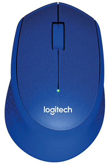 

Мышь беспроводная Logitech M330 Silent Plus синяя, 910-004910, M330 Silent Plus