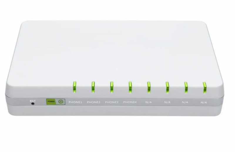 

Адаптер IP-телефонии Flying Voice G508 Ip адаптер 8 FXS, 2 порта Ethernet 10/100/1000, G508