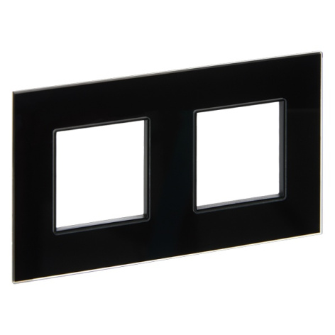 Изображение товара Двойная рамка IEK SK-M22-G-K02 из закаленного стекла, универсальная