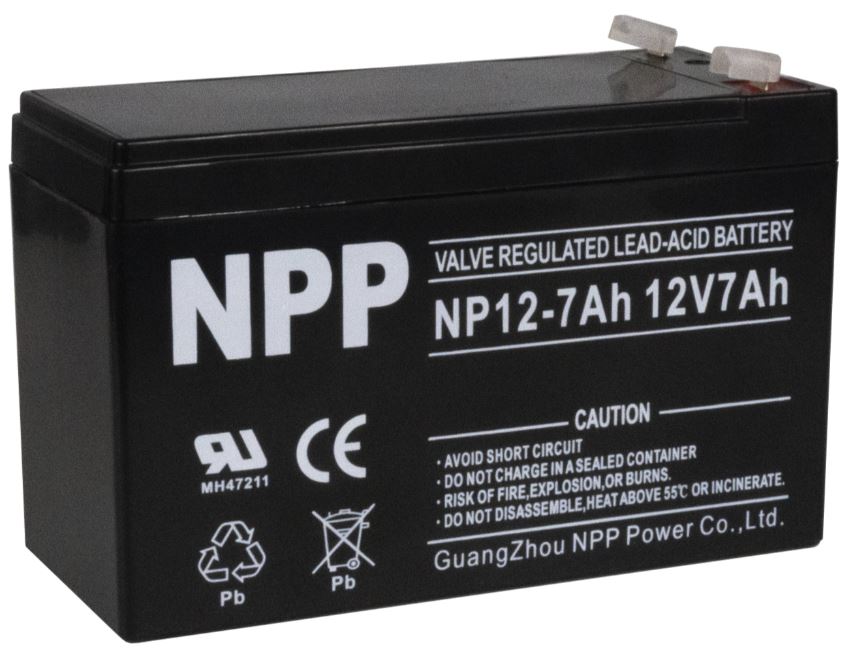 

Батарея NPP NP12-7-F1(NPP) 12V7Ah (F1), NP12-7-F1(NPP)
