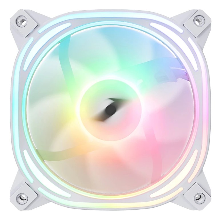 

Вентилятор для корпуса 1STPLAYER FB7R White 120mm, 600-1800rpm, 37.65CFM, 38.67dBa, BULK, FB7R White