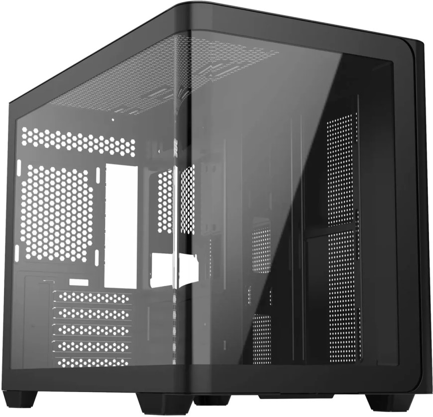 

Корпус mATX Bloody BD-CC112-BK без БП, боковая и фронтальная панель из закалённого стекла, 2*USB 3.0, BD-CC112-BK