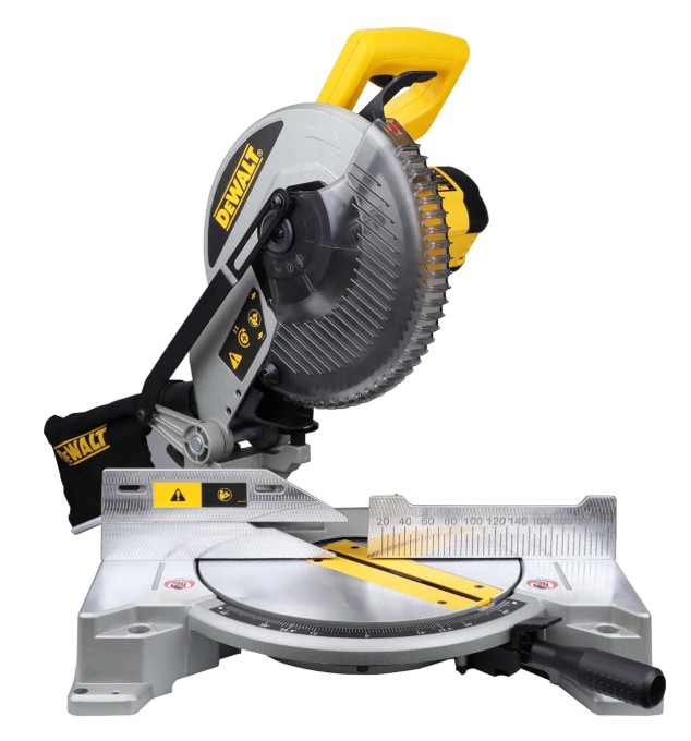 

Пила DeWALT DW714-IN торцовочная 1650 Вт/254 мм/4600 об.в мин/желтый, DW714-IN