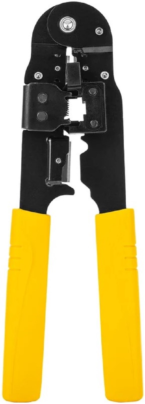 

Клещи обжимные Deli DL381008 RJ45 205мм, зачистка проводов, кусачки и обжимной инструмент 3-в-1, DL381008