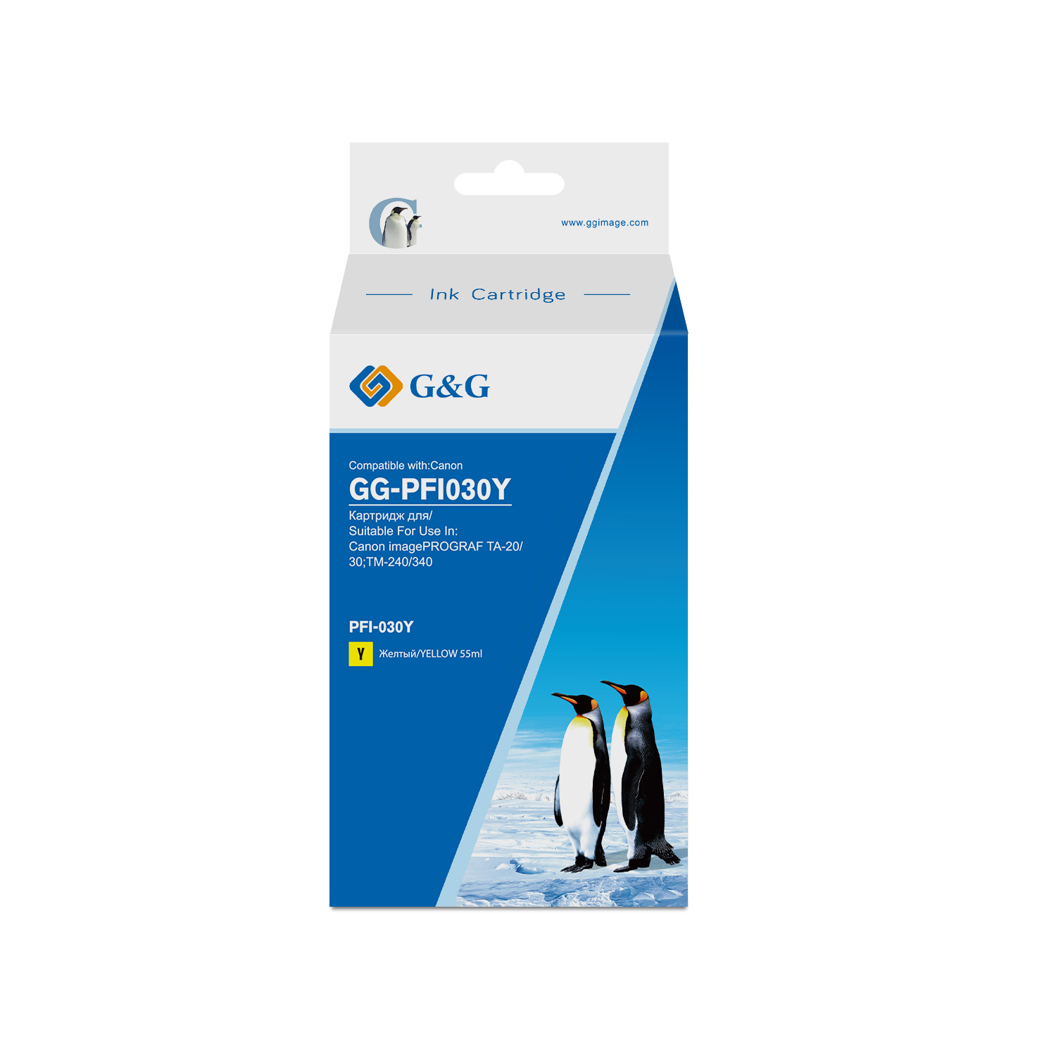 

Картридж G&G GG-PFI030Y аналог Canon PFI030Y (3492C001) желтый 55ml, GG-PFI030Y