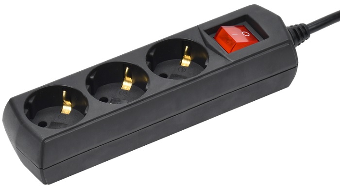 

Удлинитель сетевой GENERICA WYP10-10-03-05-ZK-K02-G У03В 5м (3 розетки) черный (пакет ПЭ), WYP10-10-03-05-ZK-K02-G