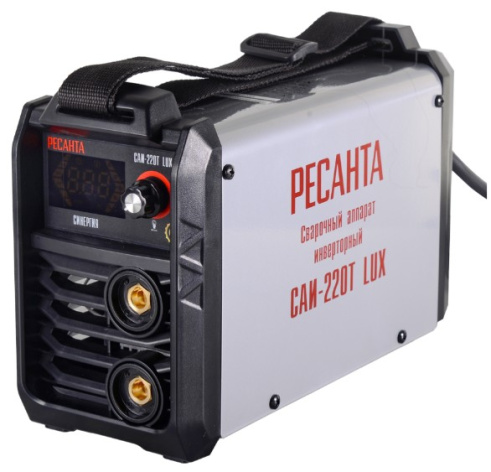 Изображение товара Сварочный аппарат Ресанта САИ-220Т LUX для ручной дуговой сварки MMA
