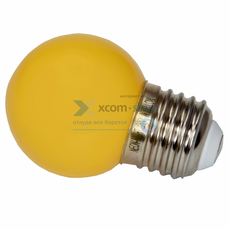 

Лампа NEON-NIGHT 405-111 шар, e27, 3 LED, Ø45мм, желтая, 405-111