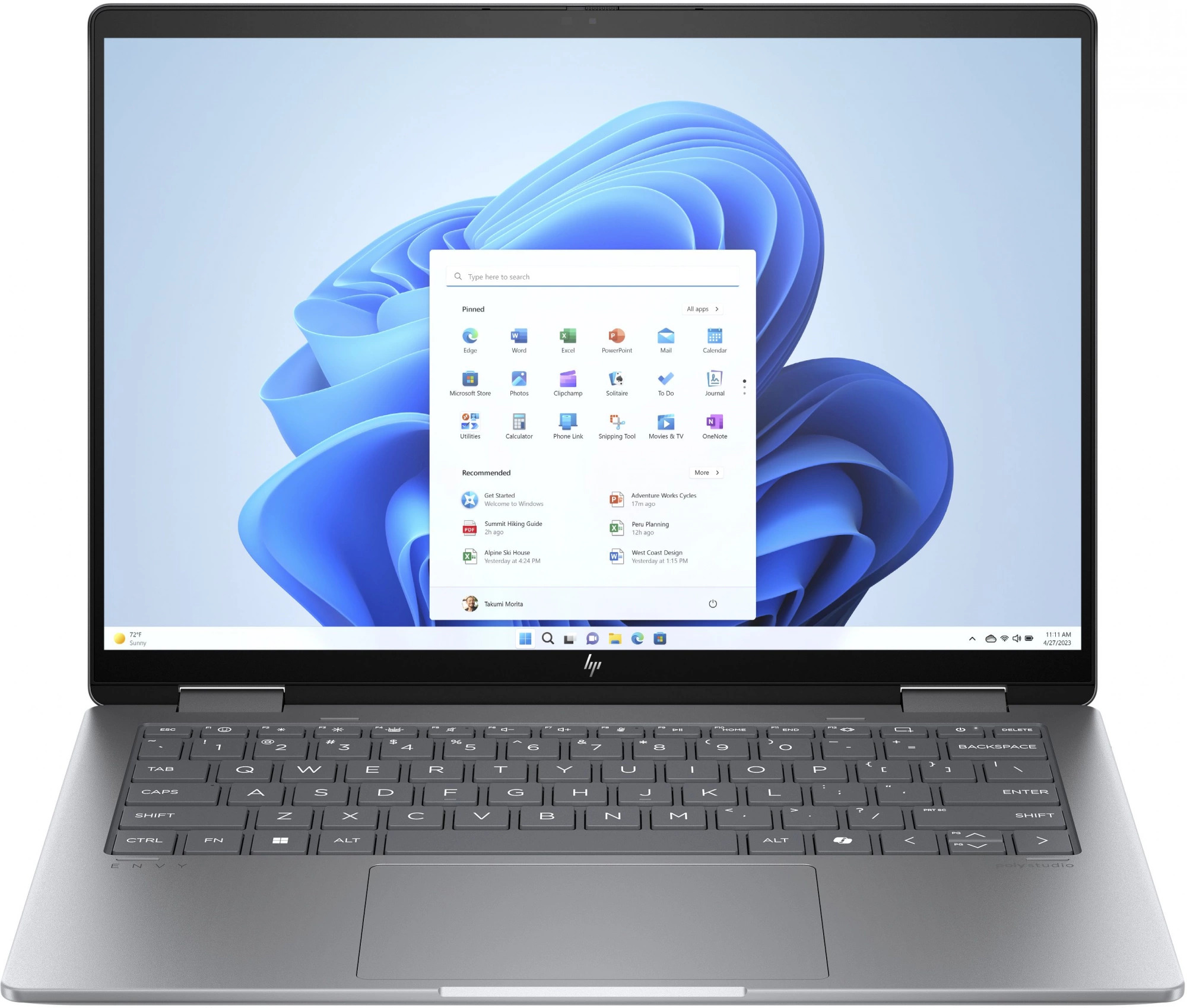 

Ноутбук HP Envy x360 14-fa0005ci A16K1EA Ryzen 5 8640HS/16GB/512GB SSD/Radeon Graphics/14" IPS Touch WUXGA/WiFi/BT/cam/Win11Home/silver, Envy x360 14-fa0005ci