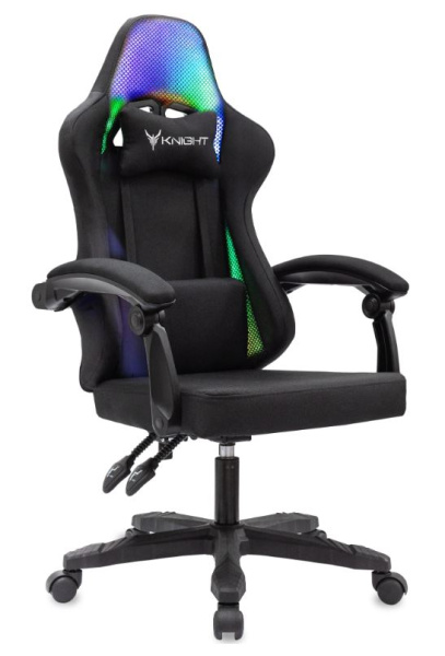 Изображение товара Кресло игровое Knight WOLF RGB для геймеров и работы офисное