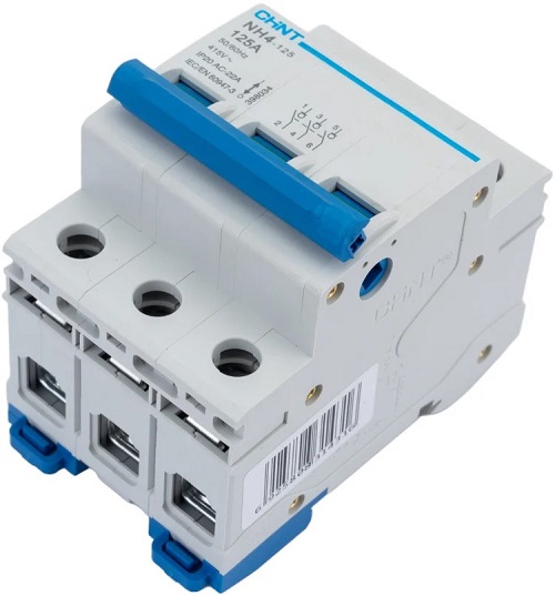 

Выключатель нагрузки CHINT 398034 3P, 125А, NH4, 398034