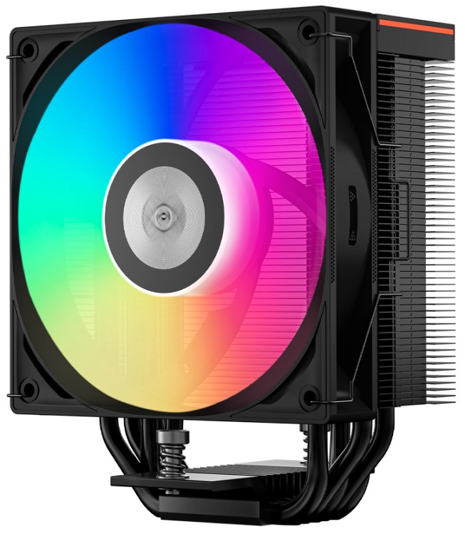 

Кулер PCCooler RT500 Digital ARGB BK LGA115x/1200/1700/1851/AM4/AM5 (Al/Cu, 240W, 120mm fan, 2200RPM, 73.32CFM, 34.9dBA, 4-pin PWM, black), RT500 Digital ARGB BK