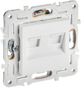 фото Розетка компьютерная IEK SK-K20-1-K01