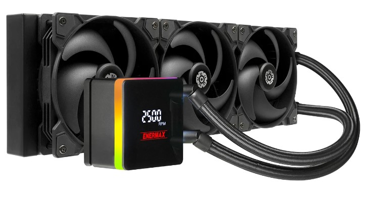 

Система охлаждения жидкостная Enermax LIQTECH XTR ELC-LTXTR360 LGA4677/sTR5/sTRX4/SP3/SP6/TR4 (TDP 550W, 3*120mm, 500-3000rpm, 87.9CFM, 32dBa), LIQTECH XTR