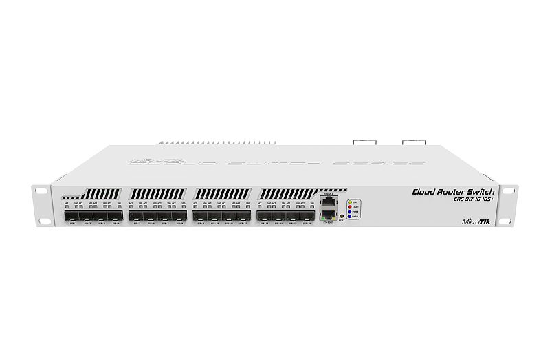 

Коммутатор Mikrotik CRS317-1G-16S+RM 16х SFP+, 1х 1G RJ45, SwOS или RouterOS, CRS317-1G-16S+RM