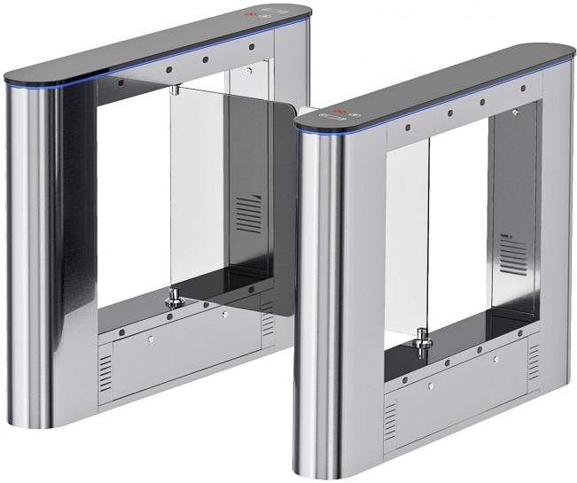 

Турникет БЛОКПОСТ РСП 600 автоматический, с функцией "антипаника",комплект считывателей (HID, E-Marine), створки - стекло, пульт управления с кабелем,, РСП 600