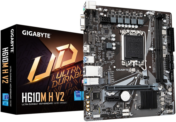Изображение товара Материнская плата GIGABYTE H610M H V2 для настольных ПК