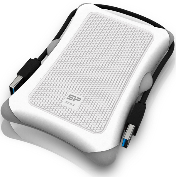 

Внешний жесткий диск 2.5'' Silicon Power SP020TBPHDA30S3W 2TB Armor A30 USB 3.0 белый, SP020TBPHDA30S3W