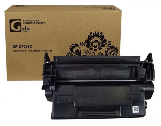 

Тонер-картридж GalaPrint GP_CF289X/056_no_chip (№89X) для принтеров HP LaserJet M507/M528 без чипа 10000 копий, GP_CF289X/056_no_chip