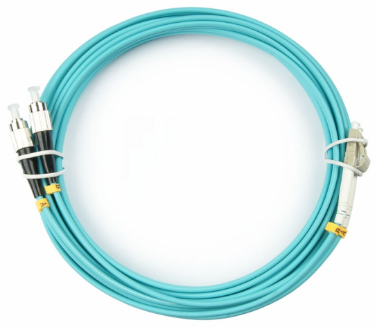 Изображение товара Кабель патч-корд Cabeus FOP-50-LC-FC-15m для оптического подключения