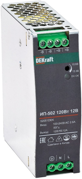 Изображение товара Источник питания DEKraft 52049DEK надежное устройство для техники