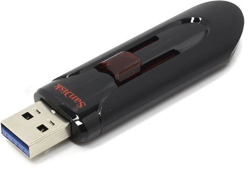 

Накопитель USB 3.0 128GB SanDisk Cruzer Glide SDCZ600-128G-G35 черный, Cruzer Glide