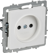 фото Розетка без заземления  IEK BR-R13-10-K91
