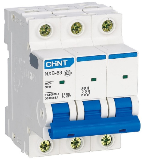 Изображение товара Автоматический выключатель CHINT 814180 серии NXB-63 4А 400В IP20