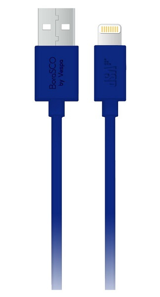 Изображение товара Кабель BoraSco 37970 Lightning-USB для зарядки и передачи данных