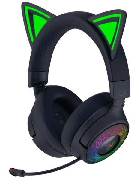 Изображение товара Беспроводные наушники Razer Kraken Kitty V3 Pro с микрофоном и регулировкой громкости