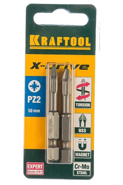 Изображение товара Набор бит Kraftool ЕХPERT - универсальный профессиональный инструмент