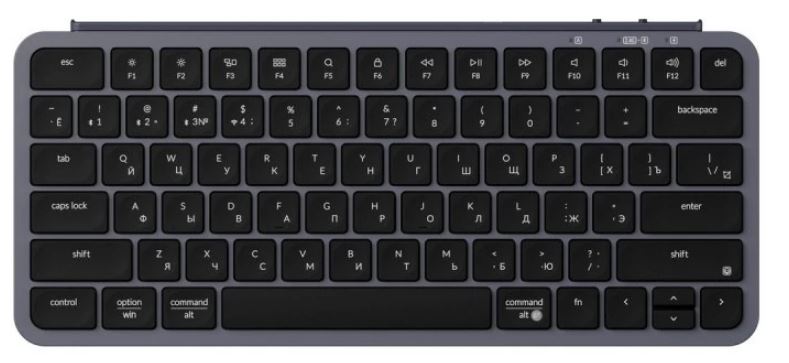 

Клавиатура Wireless Keychron B1 Pro B1P-K1 77 клавиш, ножничные переключатели, цвет Space grey, B1 Pro
