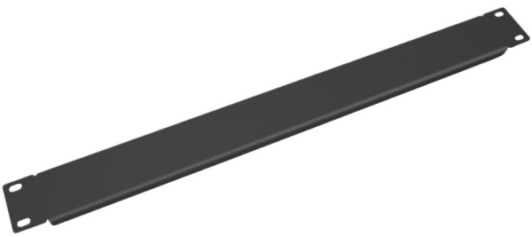 Изображение товара Заглушка Cabeus SH-J019-1U-BK для 19" шкафа черная металл 1 U