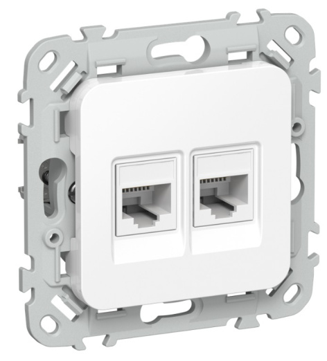 Изображение товара Розетка компьютерная IEK FI-K22-2-K01