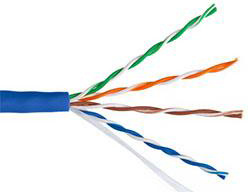 фото Кабель витая пара U/UTP 5e кат. 4 пары Netlan EC-UU004-5E-PVC-BL в Екатеринбурге