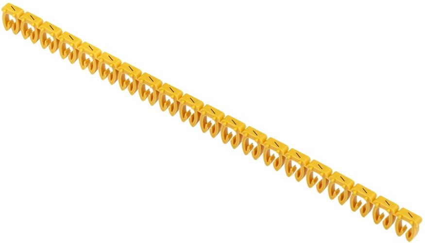 

Маркер на кабель IEK UMK-KE3-15 открытого типа KE 4-6мм2 символ "/" (200шт/упак), UMK-KE3-15