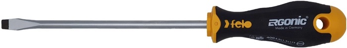 

Отвертка шлицевая Felo 40008610 Ergonic 8,0X1,2X175, 40008610
