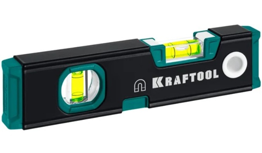 

Уровень Kraftool Kompakt-200 34782 Kraftool 200мм., усиленный профиль, с зеркальным глазком, компактный магнитный, Kompakt-200