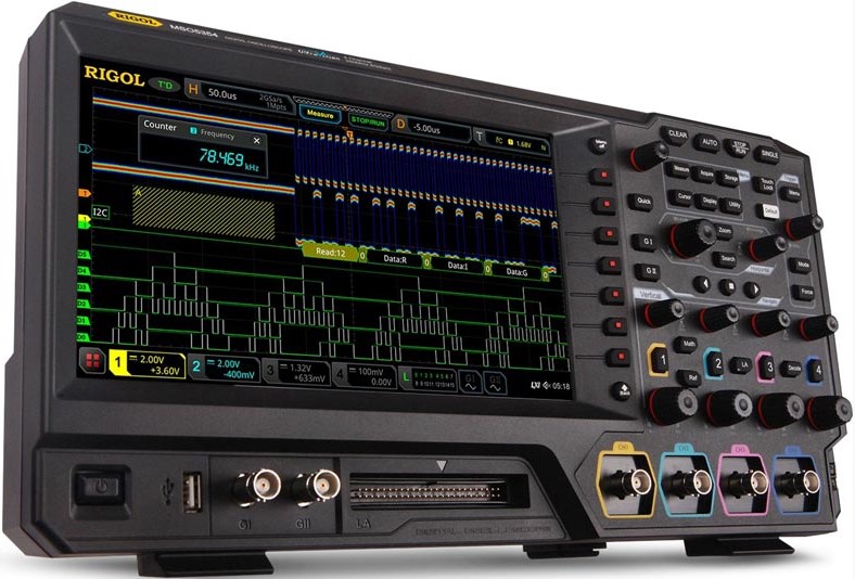 

Осциллограф Rigol MSO5074 70MHz BW,4Channel,8GSa/s, MSO5074